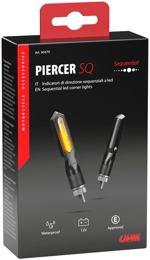 Piercer SQ sequential led corner lights - 12V LED