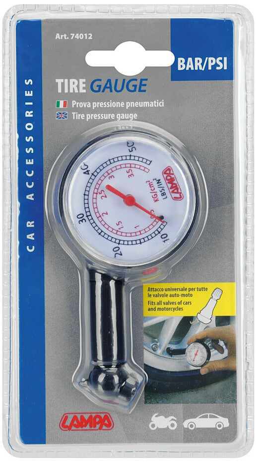 PLASTIC TYRE PRESSURE GAUGE