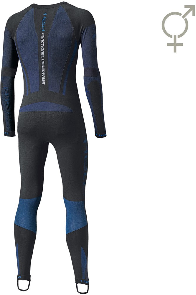 RACE SKIN II 1-pc UNDERALL BLACK-BLUE (Dames)