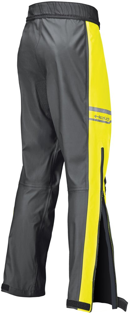 RAINSTRETCH BASE RAINPANTS BLACK-NEONYELLOW