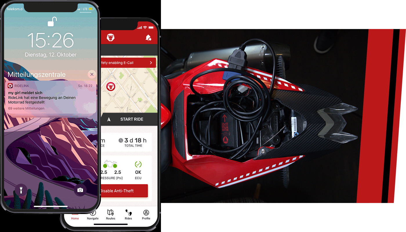 RideLink WingMan Pro GPS tracker
