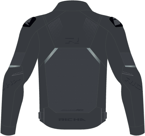 Richa STRADALE EVO LEATHER JACKET black/black