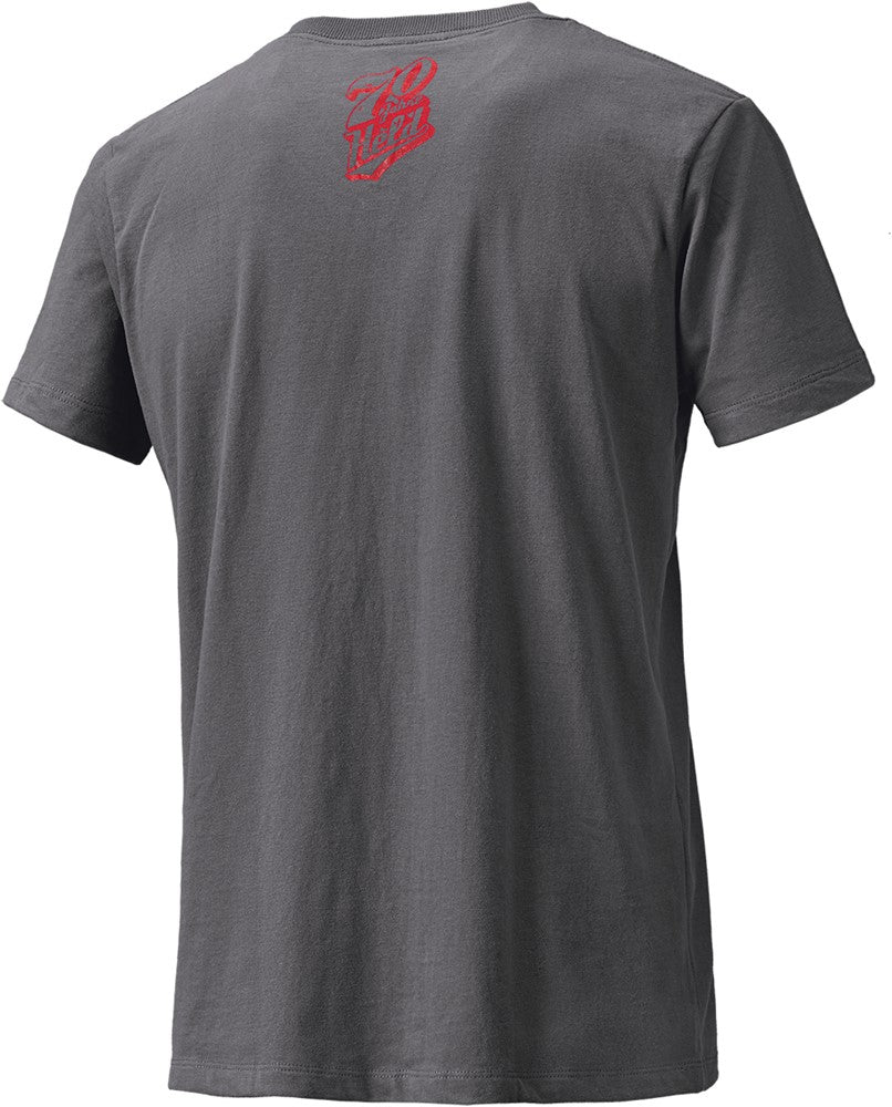 T-SHIRT BE HEROIC GREY/RED (Dames)