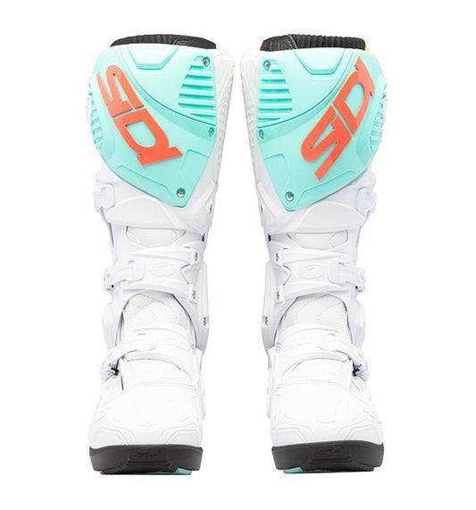 Sidi CROSSFIRE 3 SRS WHITE FLUO MINT FLUO CORAL