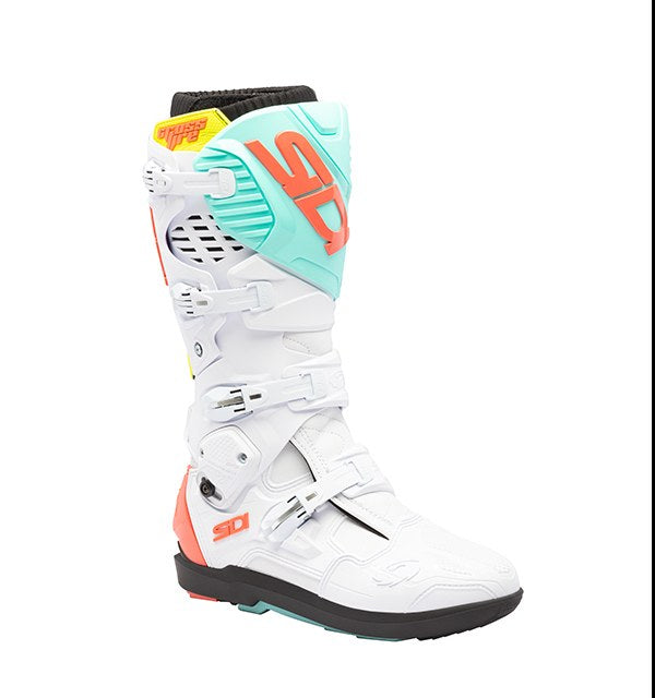 Sidi CROSSFIRE 3 SRS WHITE FLUO MINT FLUO CORAL