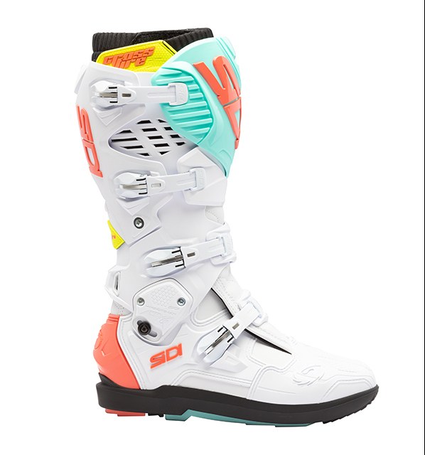 Sidi CROSSFIRE 3 SRS WHITE FLUO MINT FLUO CORAL