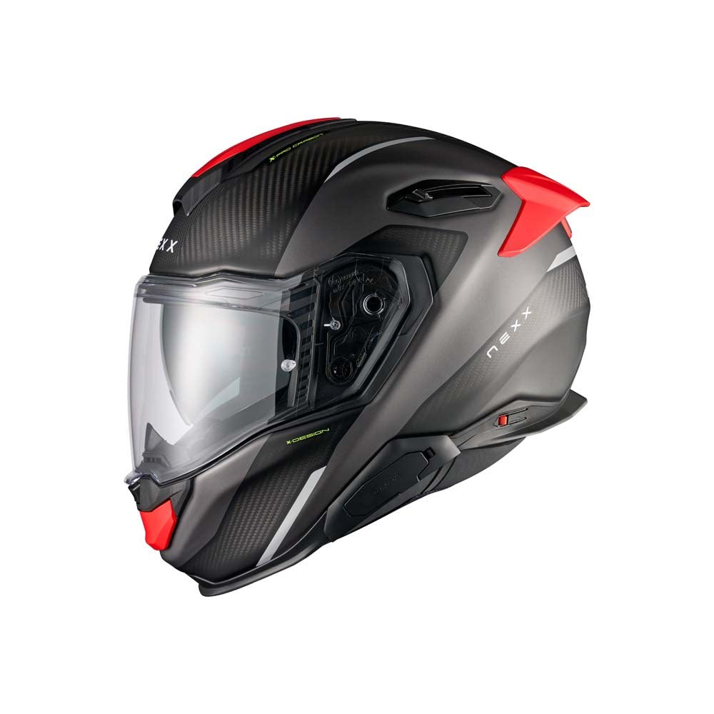 NEXX Helmet X.TR - Rush Black-Red matt