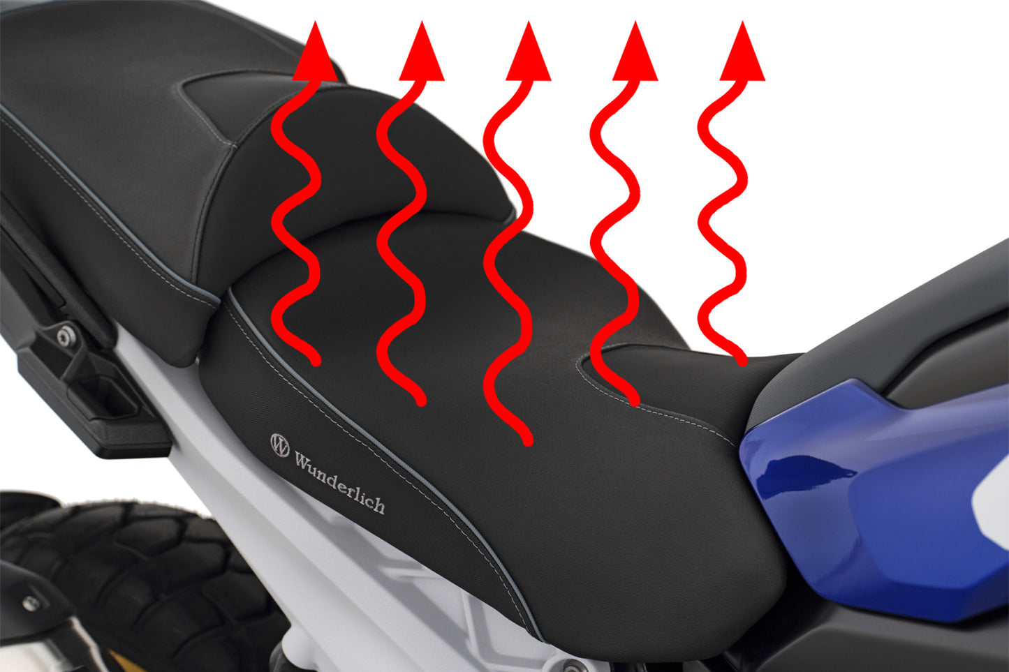 Wunderlich AKTIVKOMFORT bestuurdersstoel - met stoelverwarming Smart Plug &amp; Play R 1300 GS