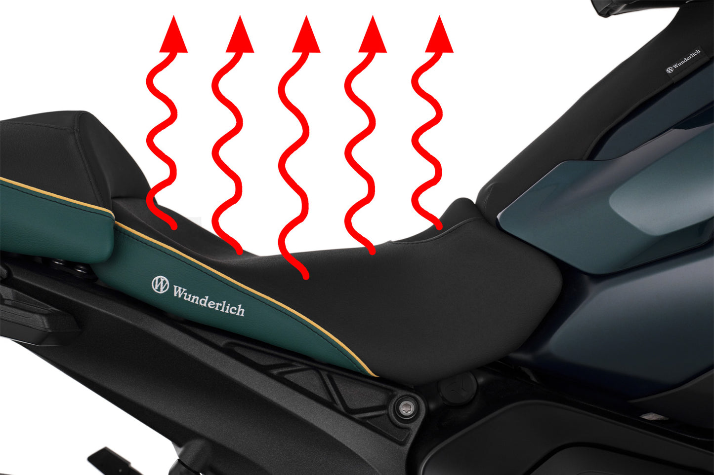 Wunderlich AKTIVKOMFORT rider seat - with seat heating Smart Plug & Play R 1300 GS