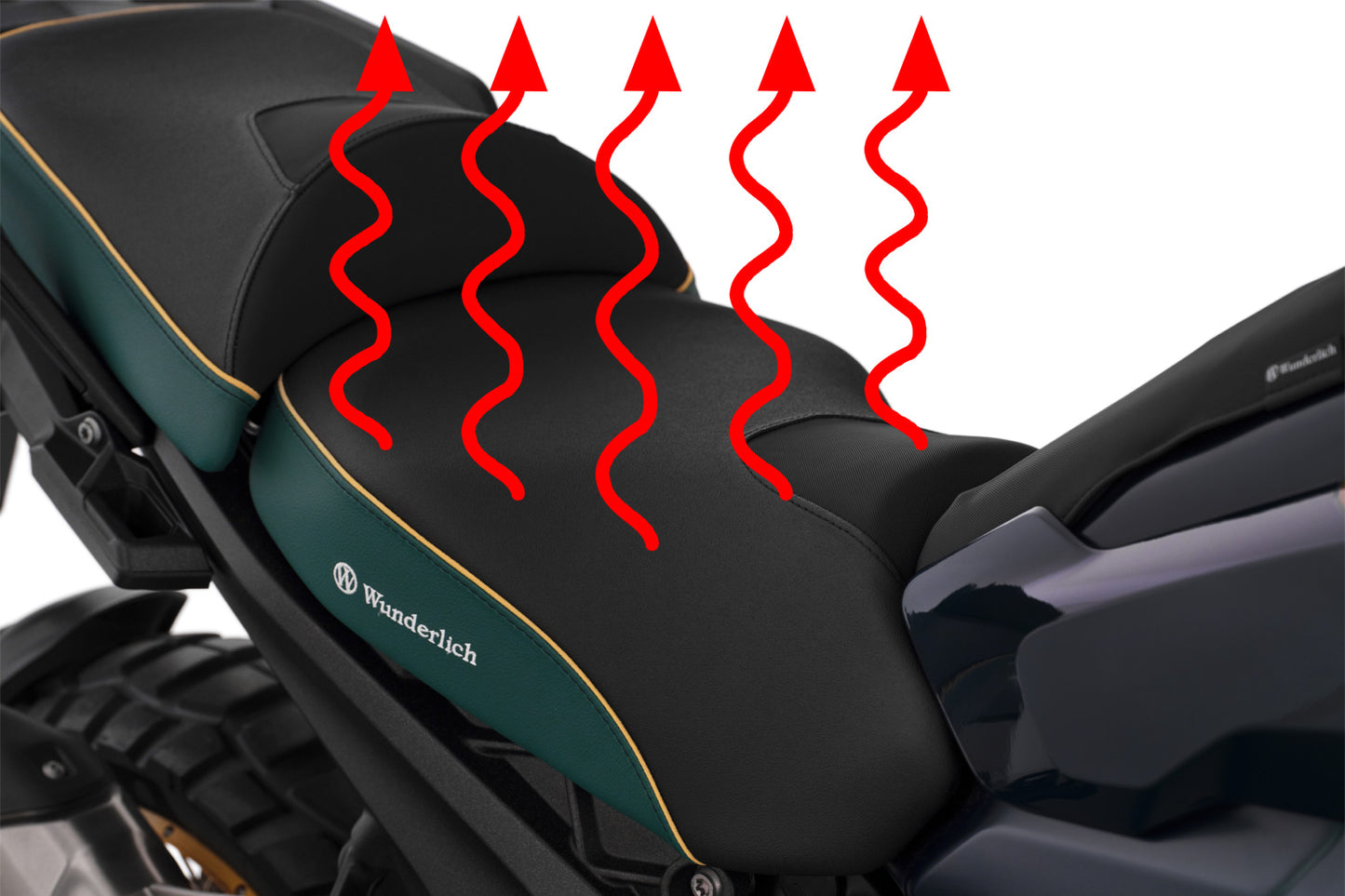 Wunderlich AKTIVKOMFORT rider seat - with seat heating Smart Plug & Play R 1300 GS