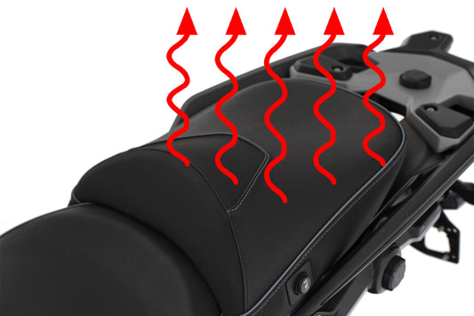 Wunderlich Passenger Seat AKTIVKOMFORT with Seat Heating Smart Plug & Play R 1300 GS