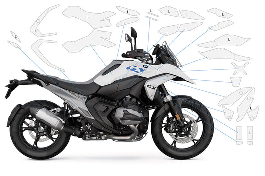 Komplettes Lackschutzset PremiumShield R 1300 GS