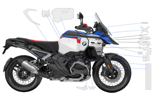 Complete lakbeschermingsset PremiumShield R 1300 GS Adventure Trophy + Triple