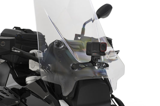 Wunderlich Action Cam Mount R 1300 GS and GS Adventure for BMW Tall Windscreen
