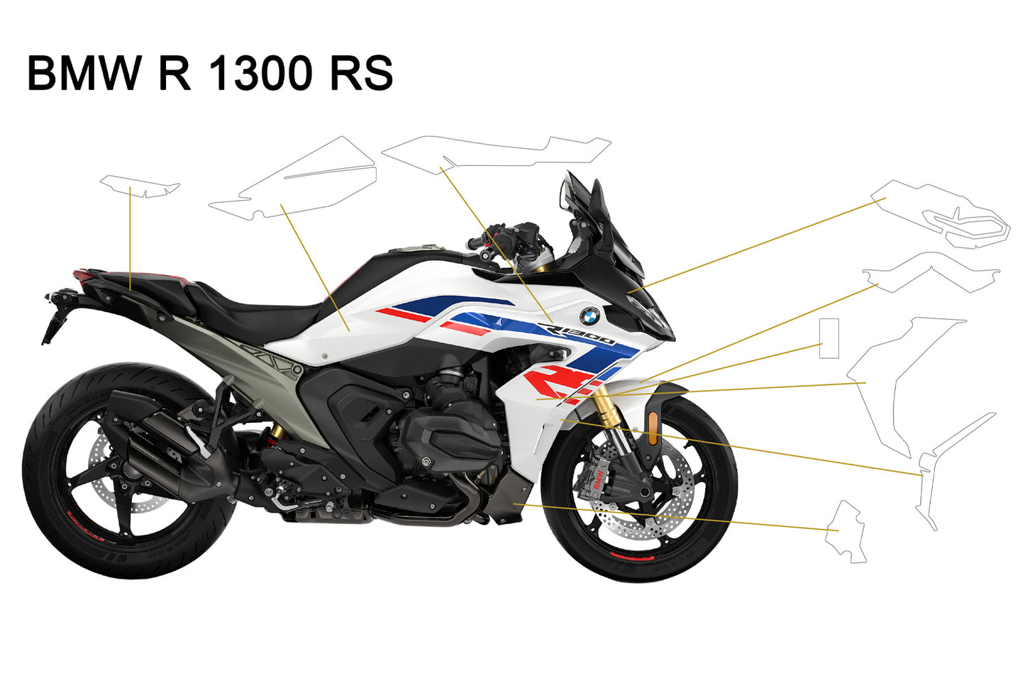 Complete paint protection set PremiumShield R 1300 RS