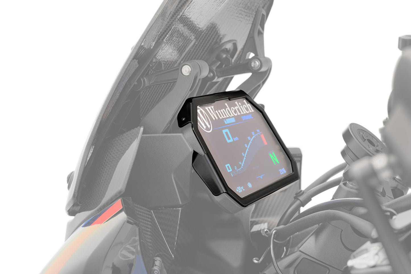 Wunderlich TFT Display Anti-Theft Protection with Sun Visor Preparation M/S 1000 XR (2024-)