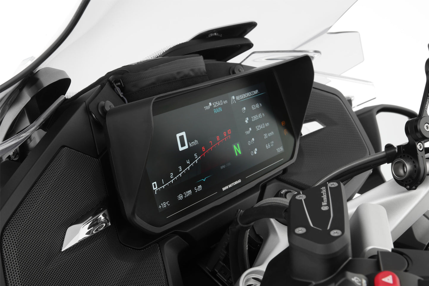 Wunderlich glare shield for TFT 10.25â cockpit
