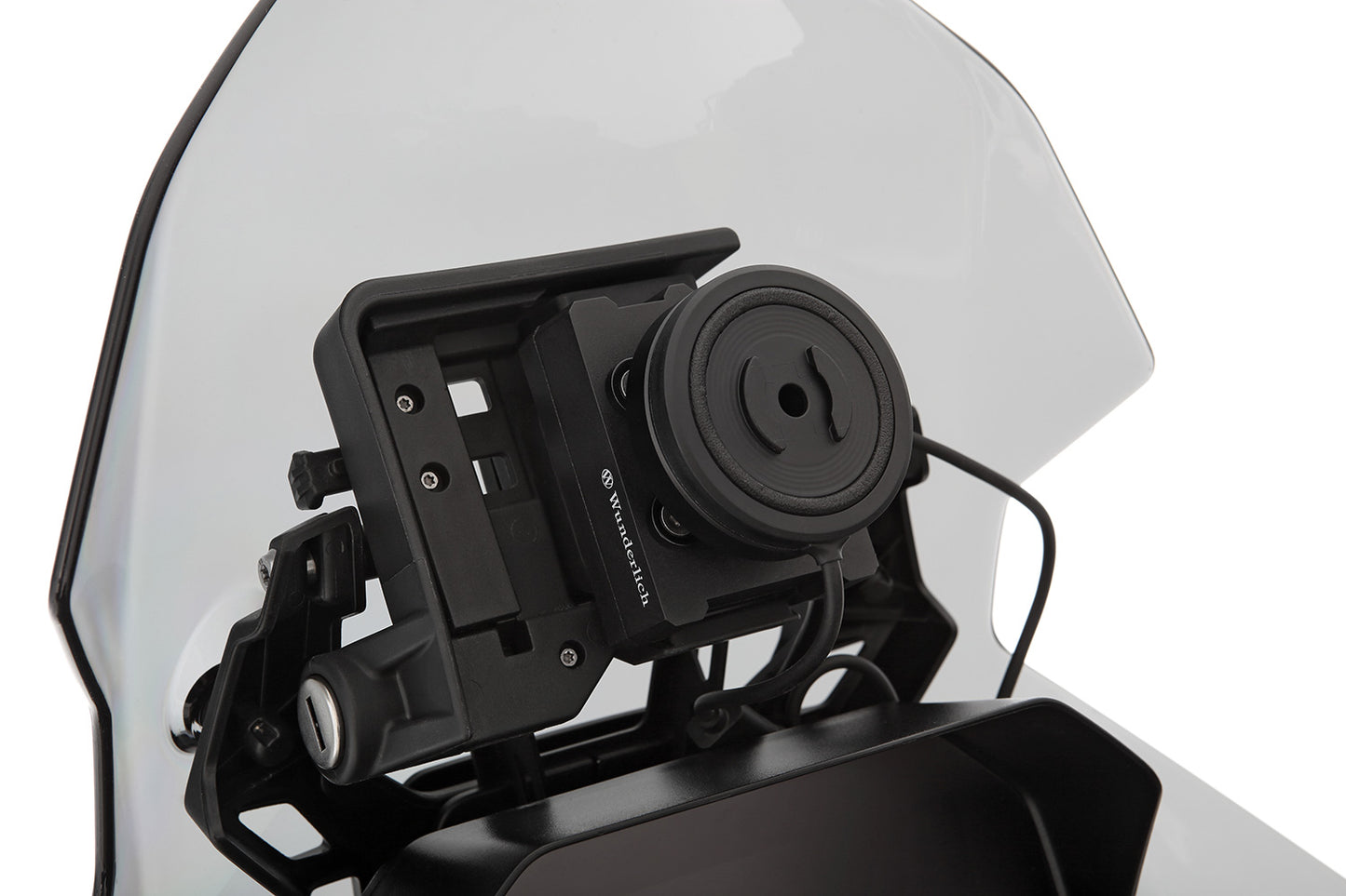 Wunderlich USB-Ladebox mit Anti-Vibrationsmodul SPC+ und induktivem Laden