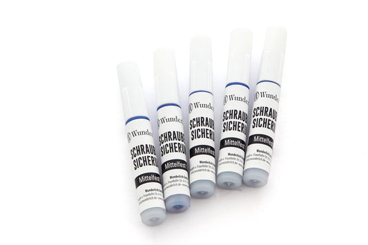 Wunderlich Medium Strength Thread Locker 5-piece set, 1g