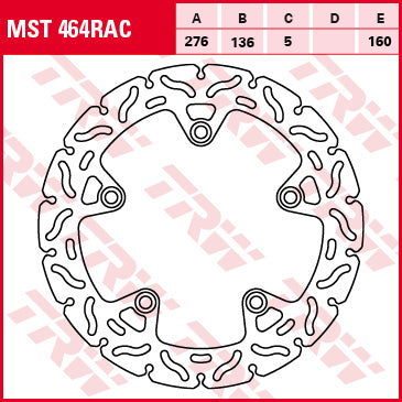 TRW Bremsscheibe MST464RAC