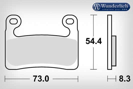 TRW Bremsbeläge Sinter Street - Vorne