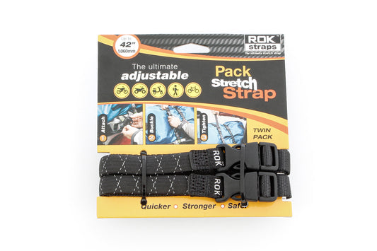 ROK Motorcycle Tie-Down Straps (Medium Duty) - Width 5/8"