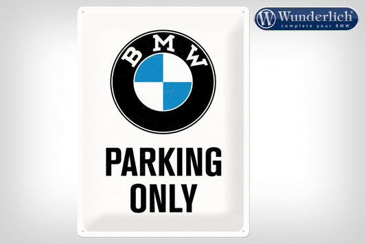 Metallschild BMW Parking Only 30 x 40 cm - Nostalgic-Art