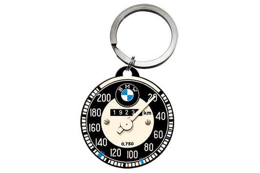 BMW Speedometer key chain round - Nostalgic Art