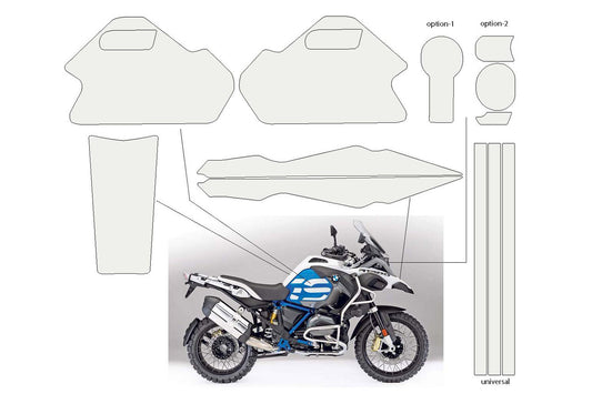 Complete paint protection set PremiumShield R 1200 GS LC Adventure