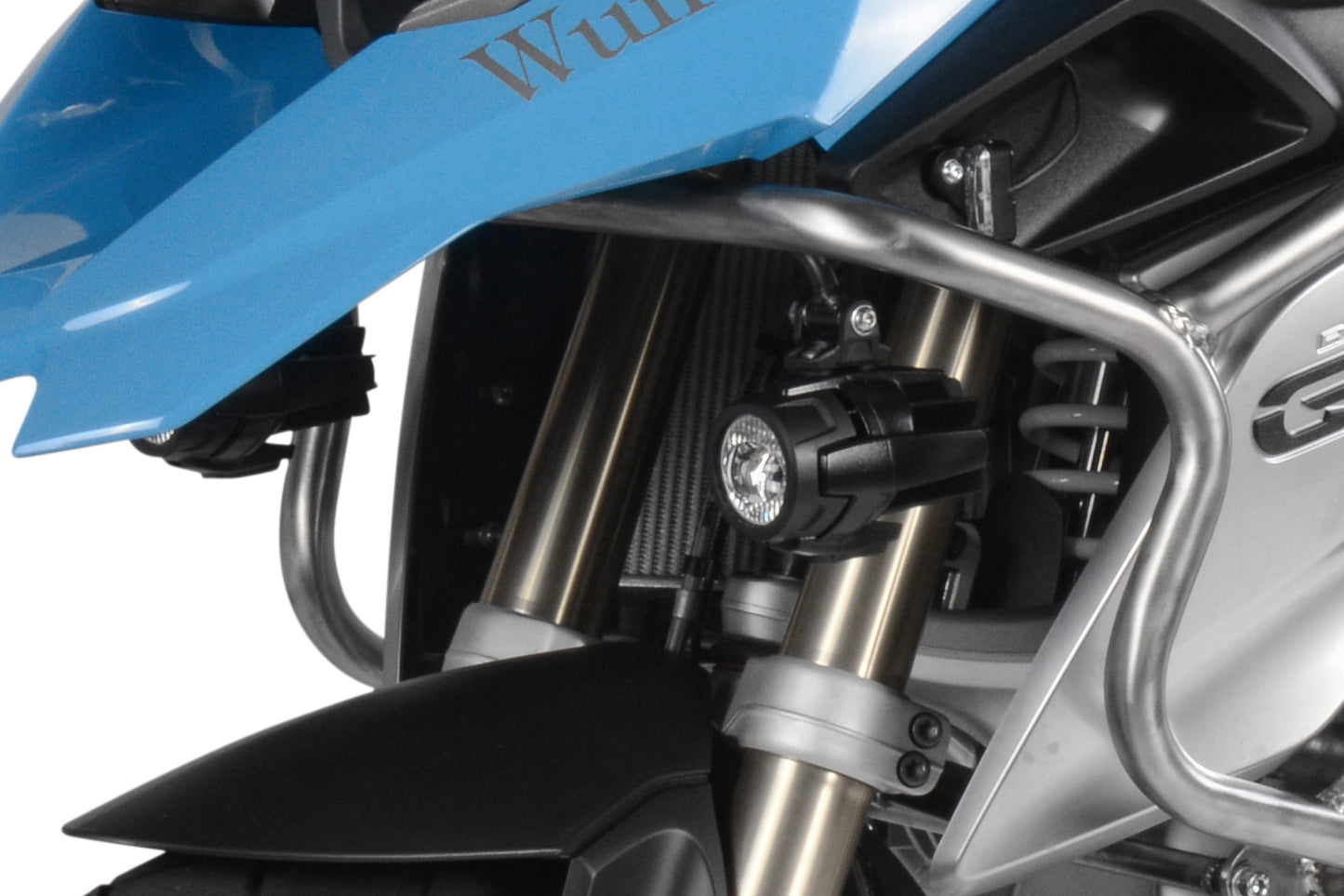 Fitting kit org. Auxiliary headlights for Wunderlich tank protection b