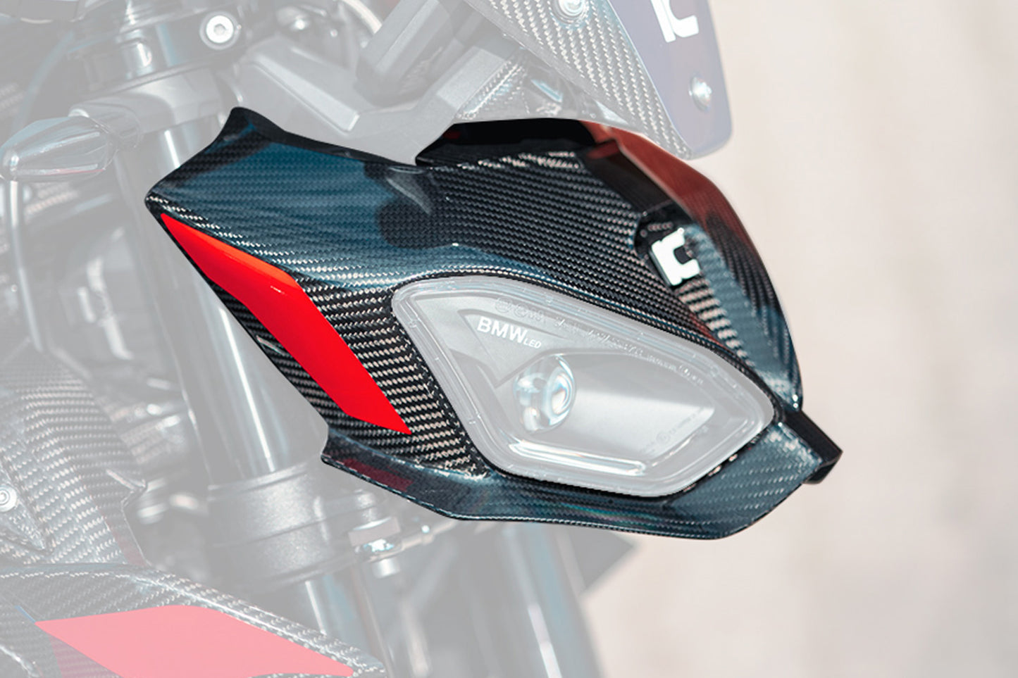 Ilmberger Headlight Fairing Kit in Glossy Carbon