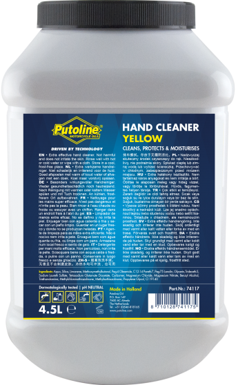 4,5 L pot Putoline Hand Cleaner Yellow