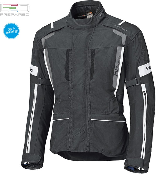 4-TOURING II TOURINGJACKET BLACK-WHITE (Heren)