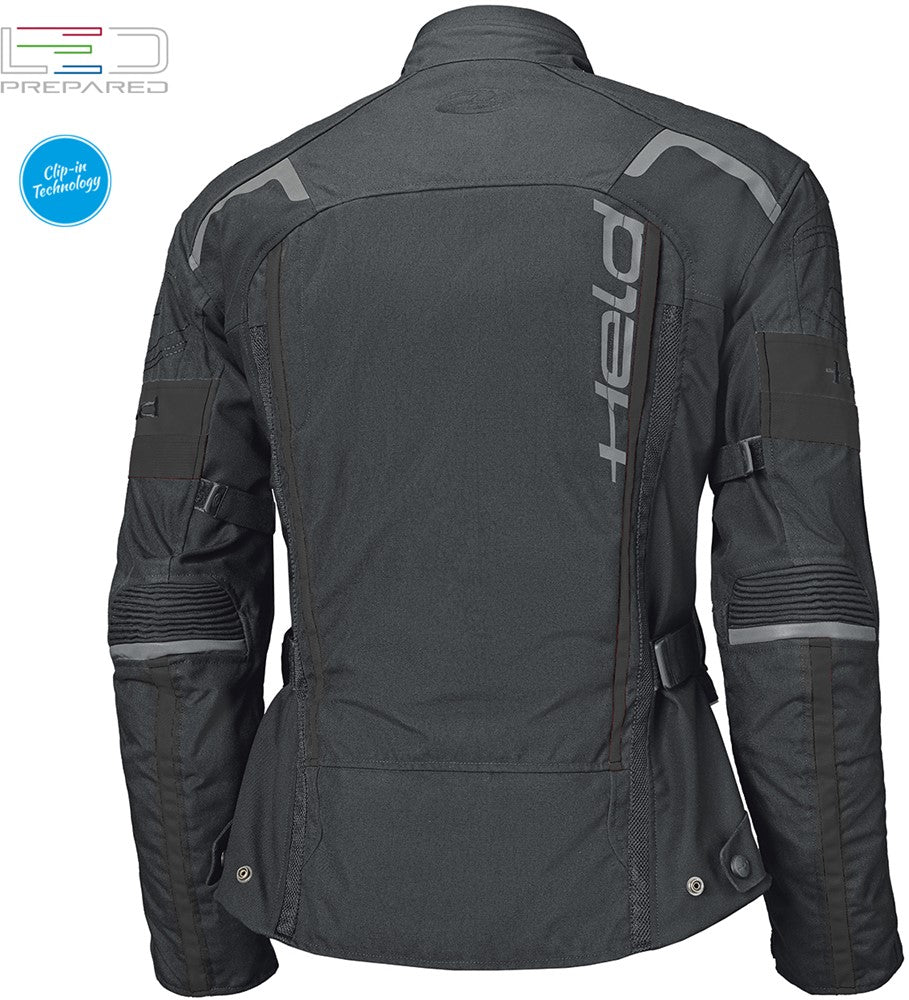 4-TOURING II TOURINGJACKET BLACK (Heren)