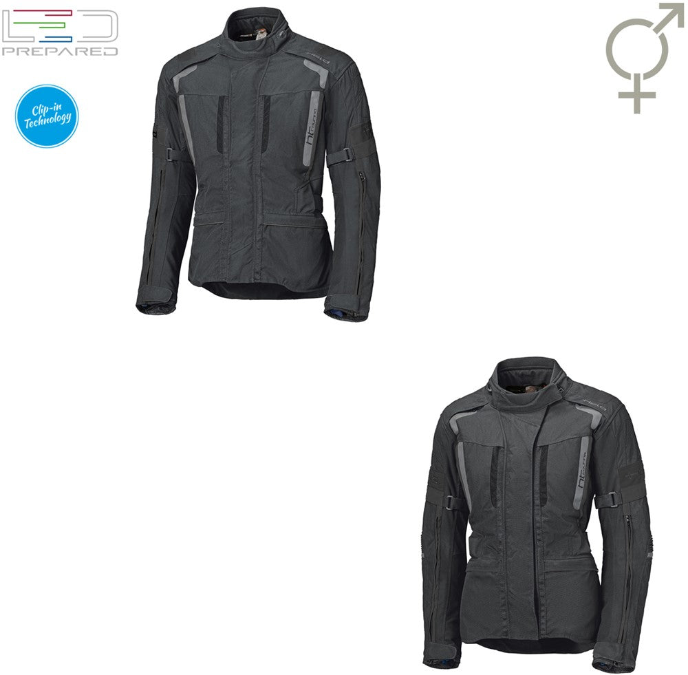 4-TOURING II TOURINGJACKET BLACK (Heren)