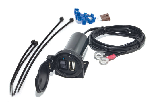 BAAS USB socket with ON/OFF switch 5 V 2.1A IPX3