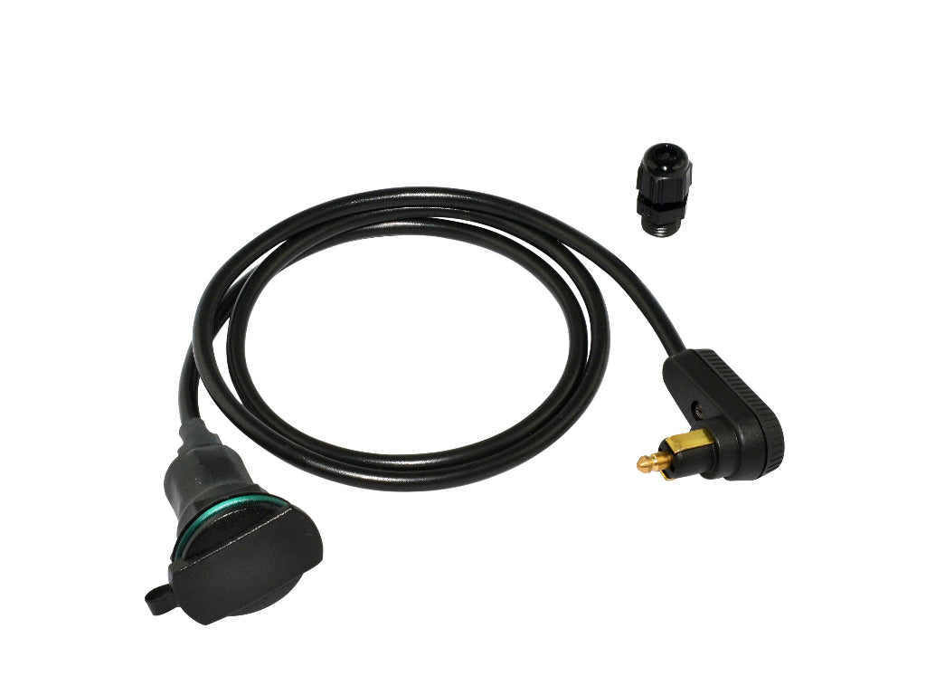 Tankrucksack-Stromversorgung (Winkelstecker)