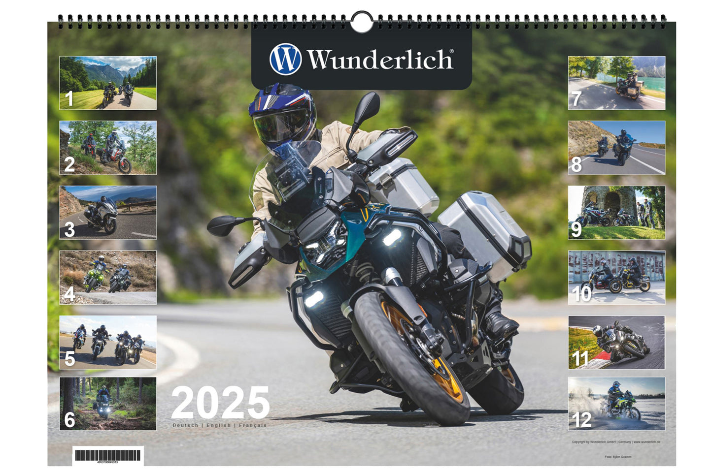 Wunderlich Calendar 2025 A2 landscape
