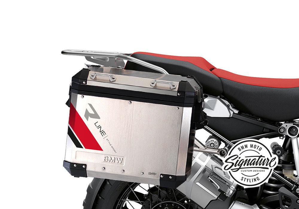 Decal set for original BMW aluminium cases R-Line