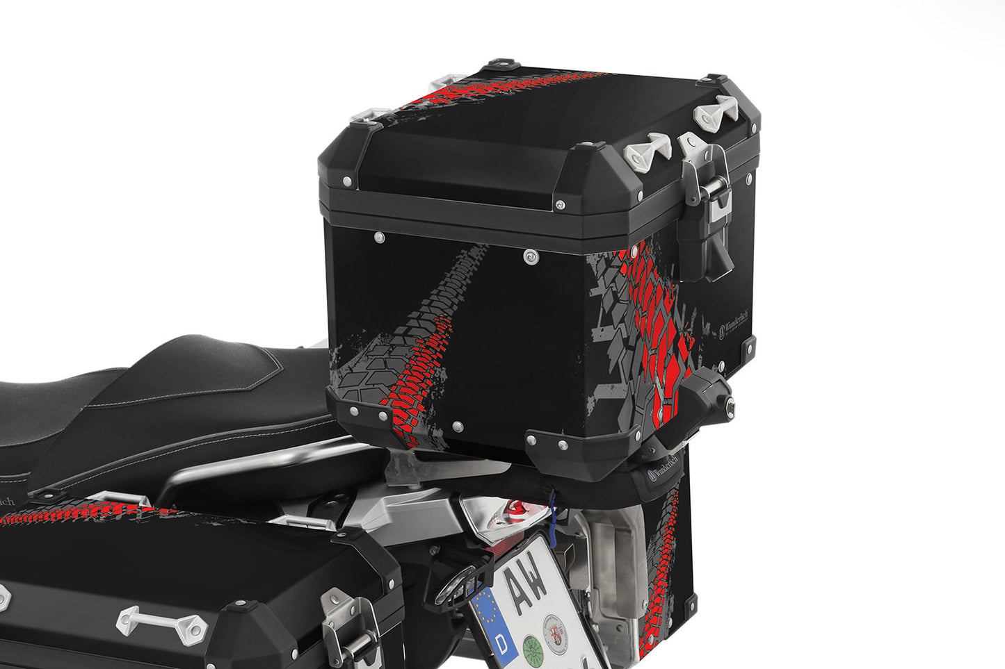 Exclusive decal set for the original aluminium top case â Design edition