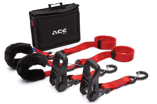 ACEBIKES Premium Deluxe Duo Tie-Down Strap Set