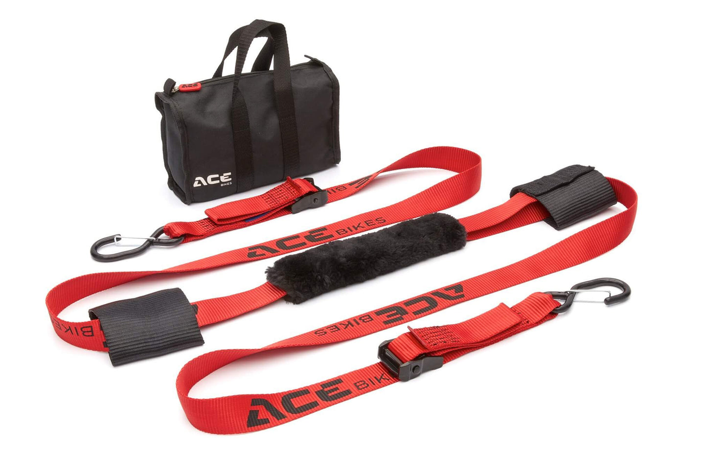 Acebikes Buckle Up Fixation System für den Motorradtransport