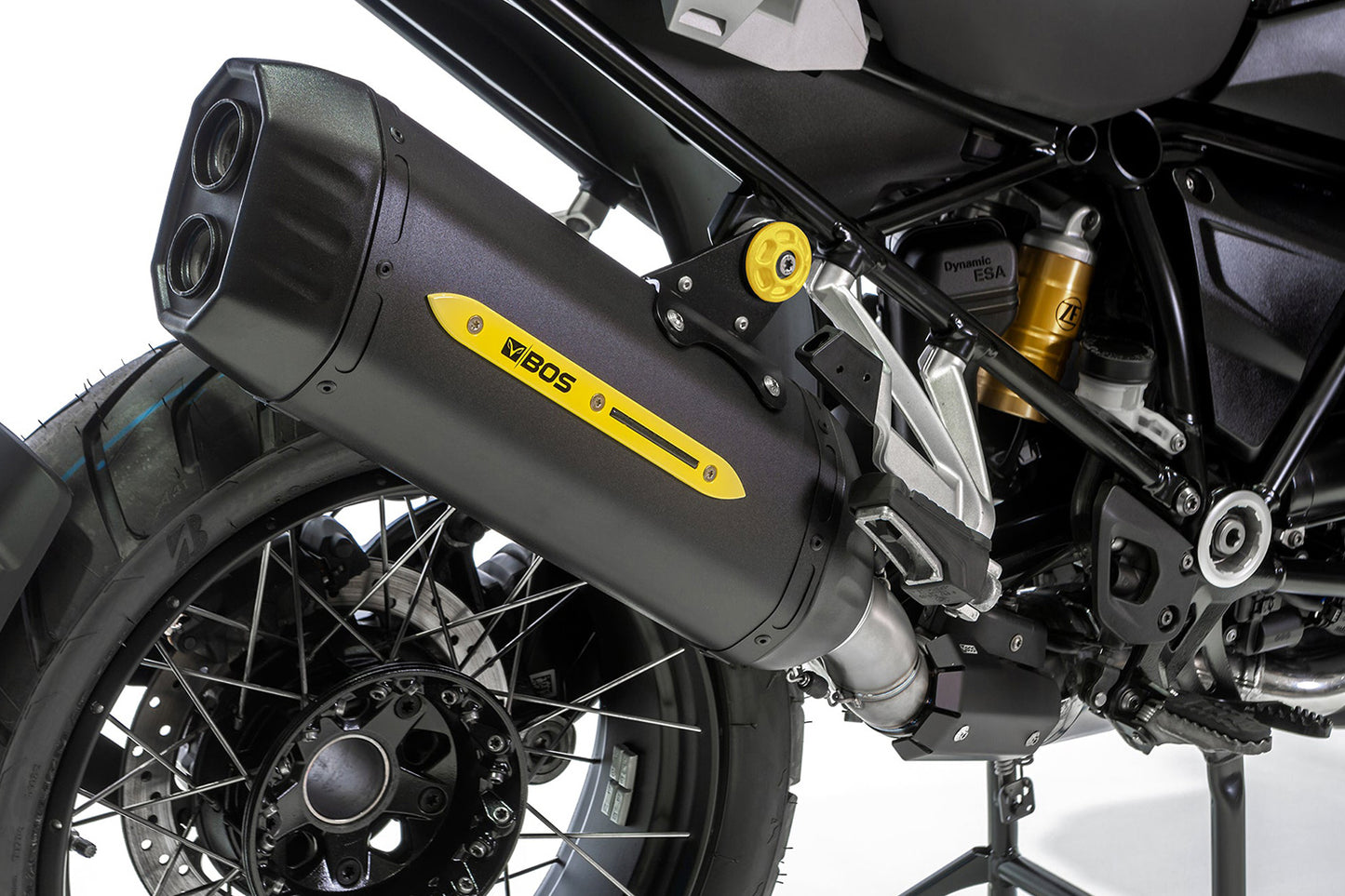 BOS Slip-On Silencer R 1250 GS + Adventure "Desert Fox
