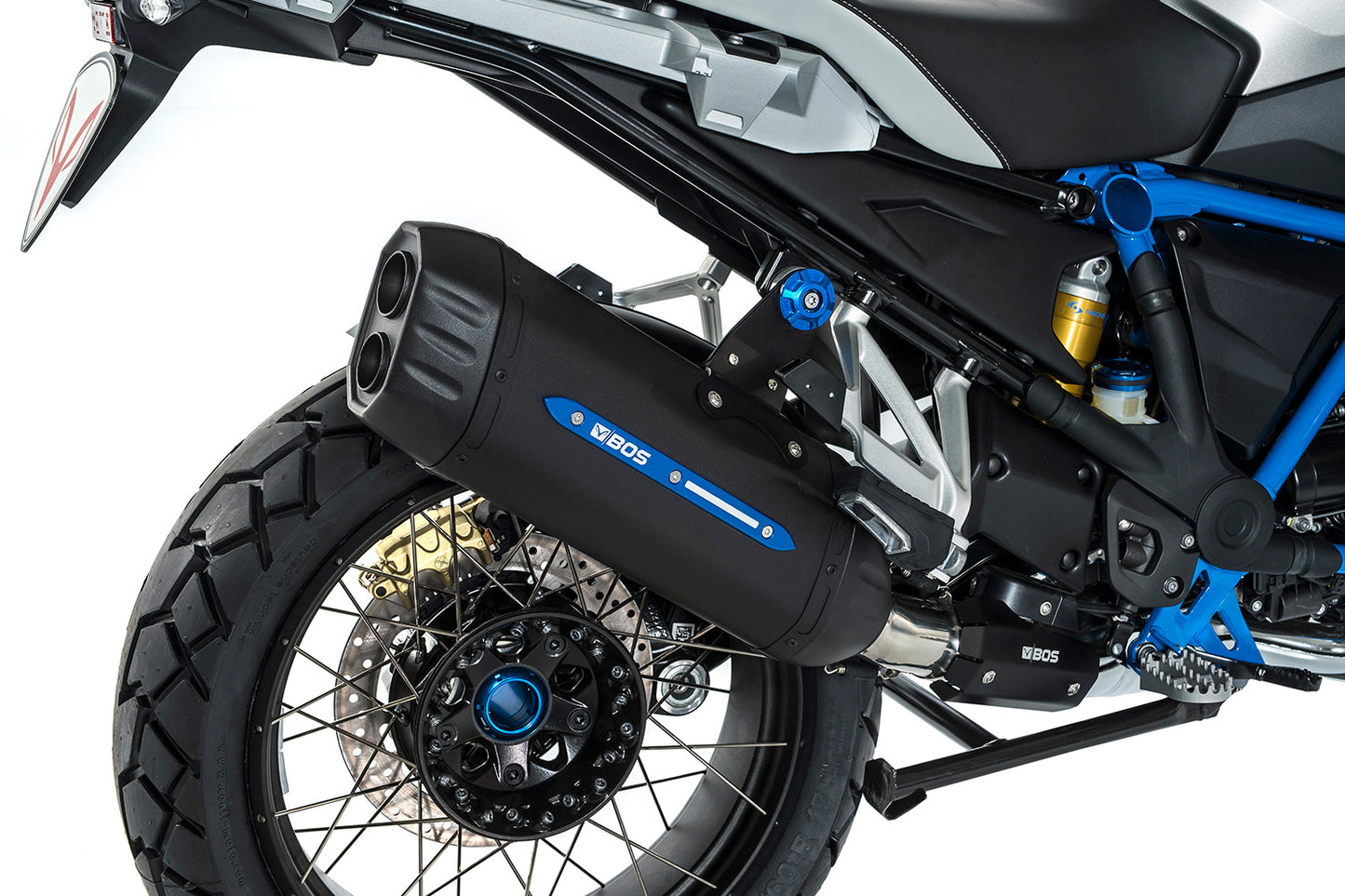 BOS Desert Fox Rallye Edition slip-on demper R 1200 GS LC