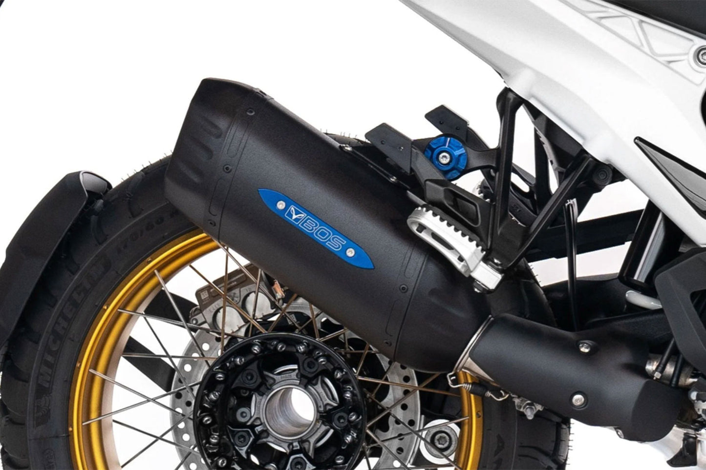 BOS Slip-On einddemper Desert Fox Double D (EURO 5) R 1300 GS (Adventure)