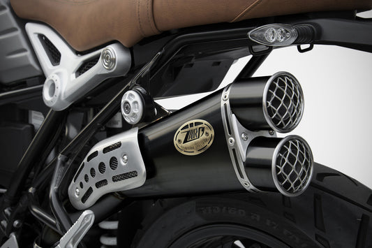 ZARD High Limited Edition slip-on silencer for the R nineT Scrambler