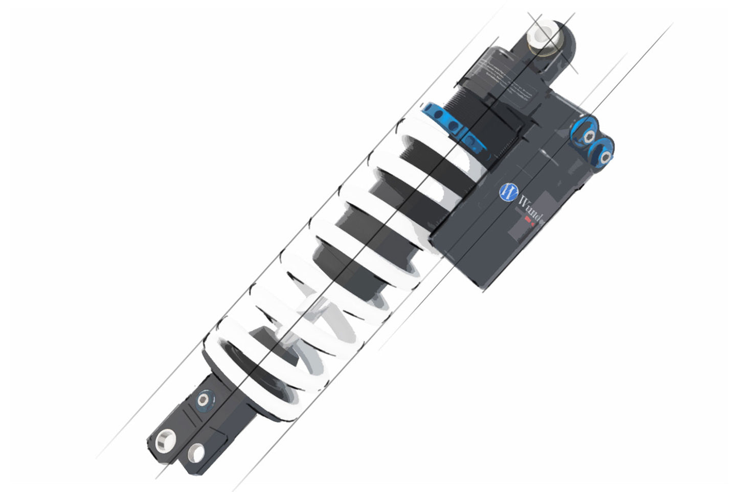 Wunderlich Suspension Shock absorber S4 + HPA