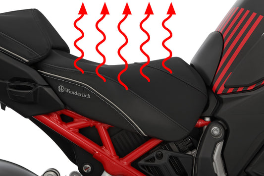 Wunderlich Rider Seat AKTIVKOMFORT with Heating Multistrada V4
