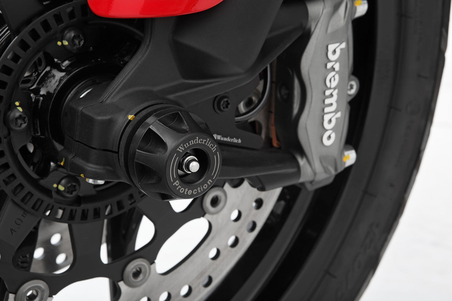 Wunderlich DOUBLESHOCK axle protectors Multistrada V4