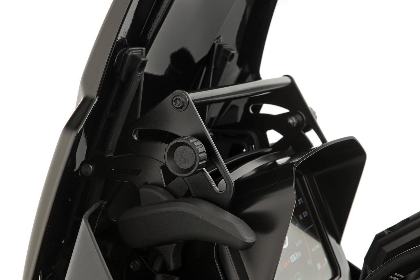 Wunderlich windshield reinforcement for orig or accessory windshield